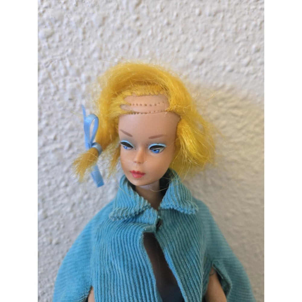 Vintage 1958 Color Magic Barbie Blonde Hair Blue Eyes Bendable Legs Japan READ - Picture 2 of 16